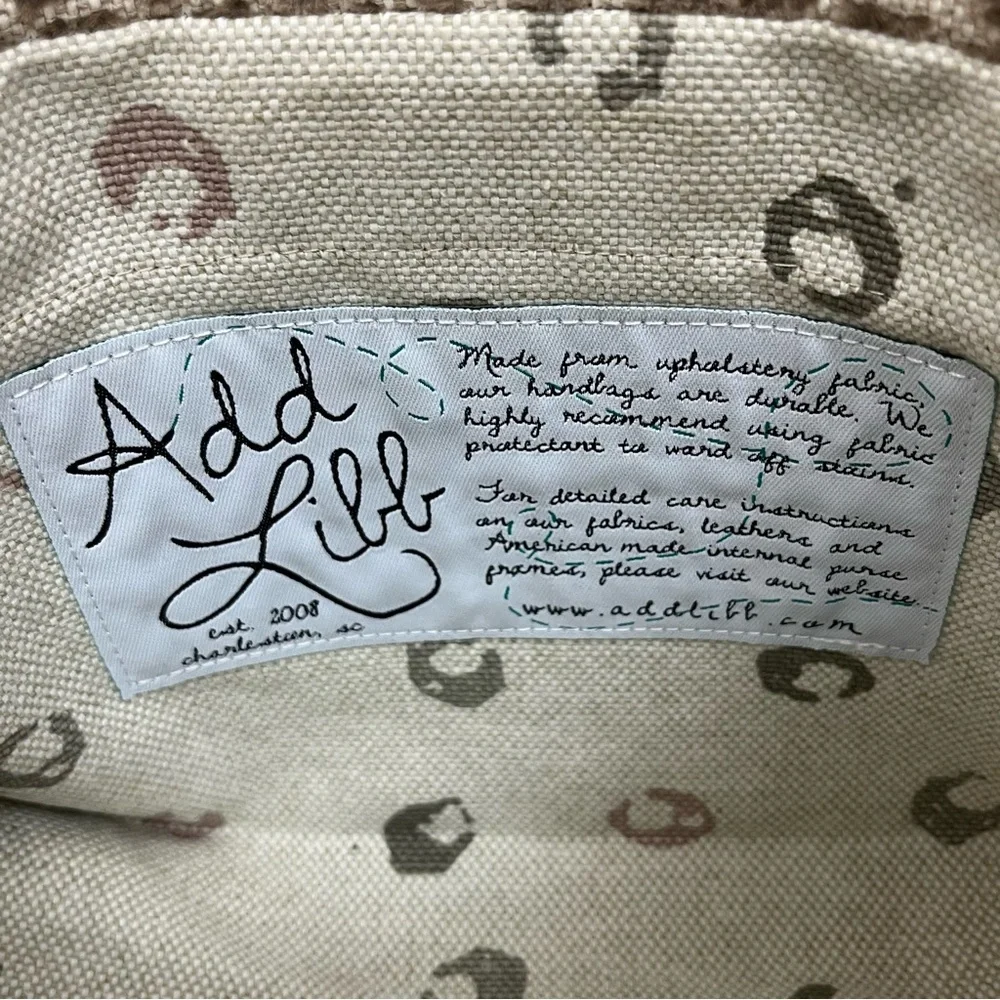 Add Libb Designs Fabric Boho Biloba Handbag Clutch OOAK - Picture 7 of 8